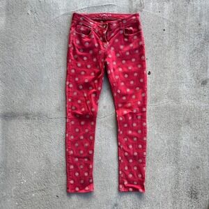 ETRO Milano Embroidered Low Rise Slim‎ Jeans Stretch Size 27 Color Blue